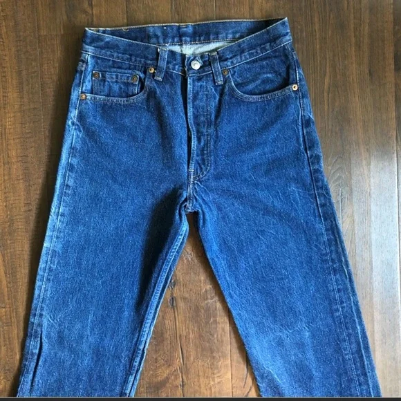 Vintage Levis 501s jeans.